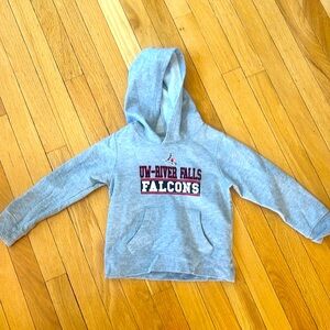 4T UW River falls falcons hoodie sweatshirt like new condition unisex